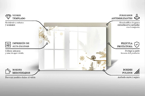 Protège plaque de cuisson Décorations d'hiver