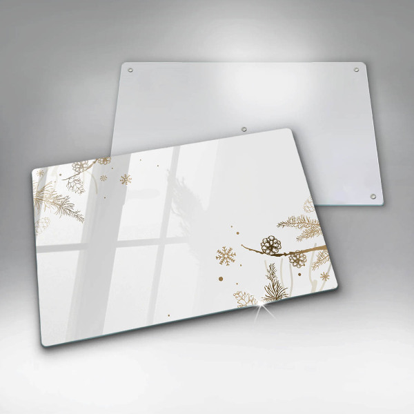 Protège plaque de cuisson Décorations d'hiver