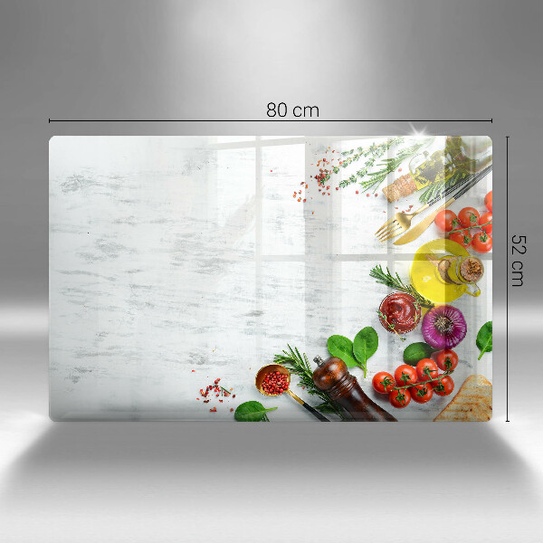 Protège plaque de cuisson Légumes et épices