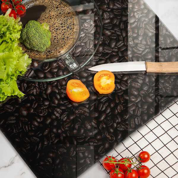 Cache plaque de cuisson Café et grains