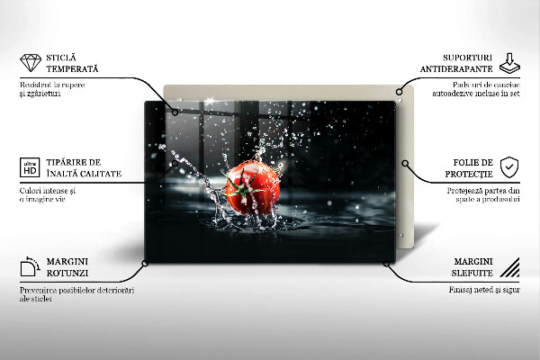 Cache plaque de cuisson Tomate dans l'eau