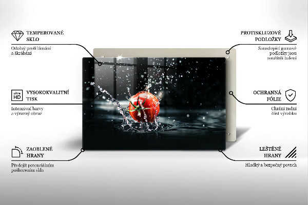 Cache plaque de cuisson Tomate dans l'eau