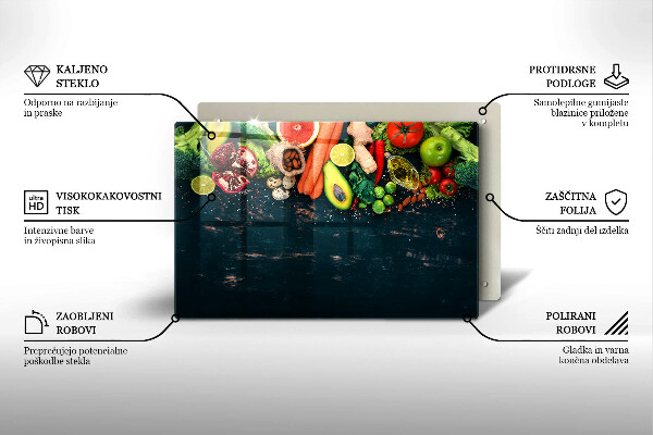 Cache plaque de cuisson Fruits et légumes
