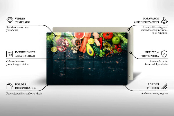 Cache plaque de cuisson Fruits et légumes