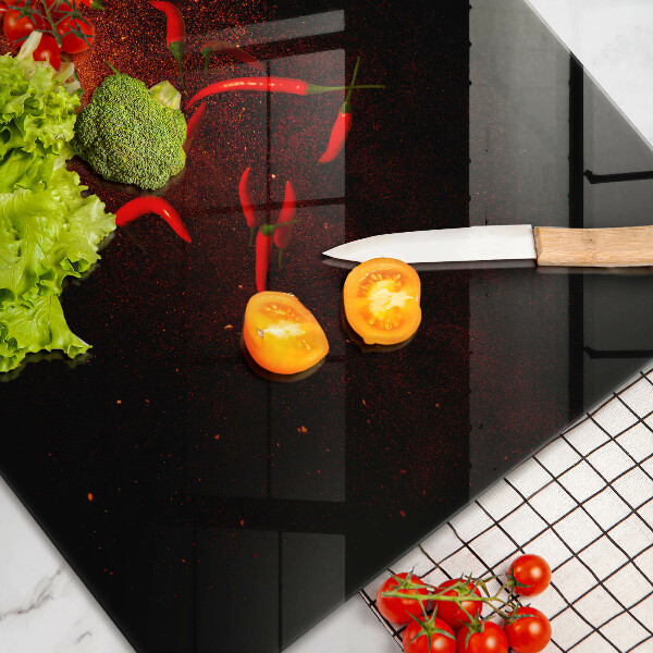 Cache plaque de cuisson Piments forts