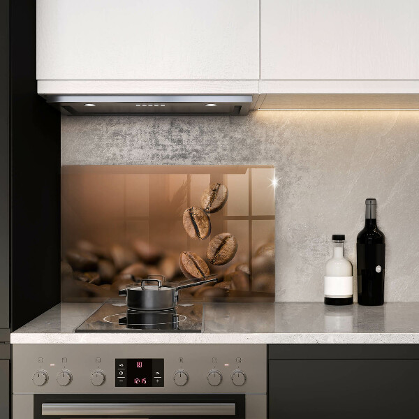 Cache plaque de cuisson Grains de café