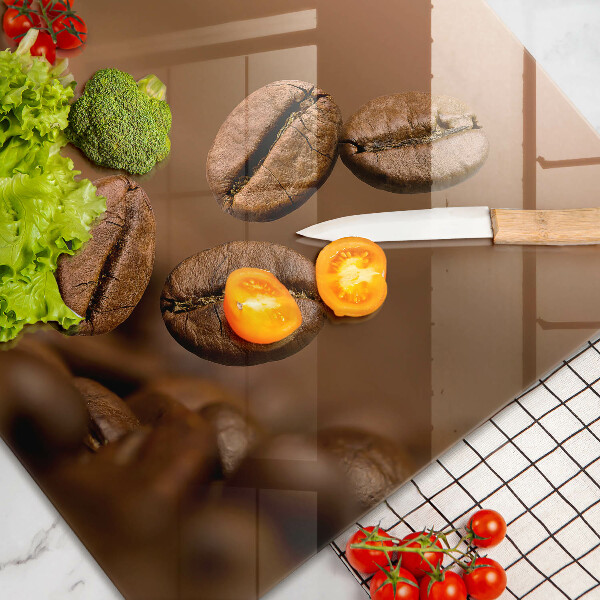 Cache plaque de cuisson Grains de café