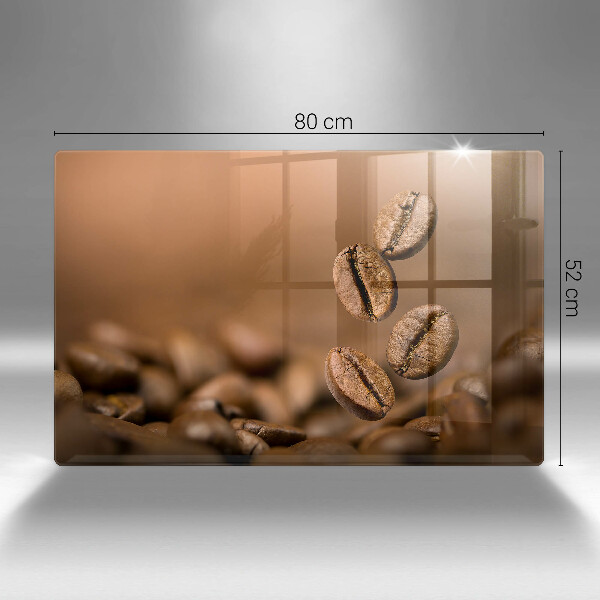 Cache plaque de cuisson Grains de café