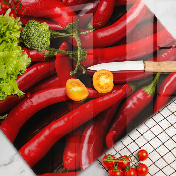Protège plaque de cuisson Piments forts