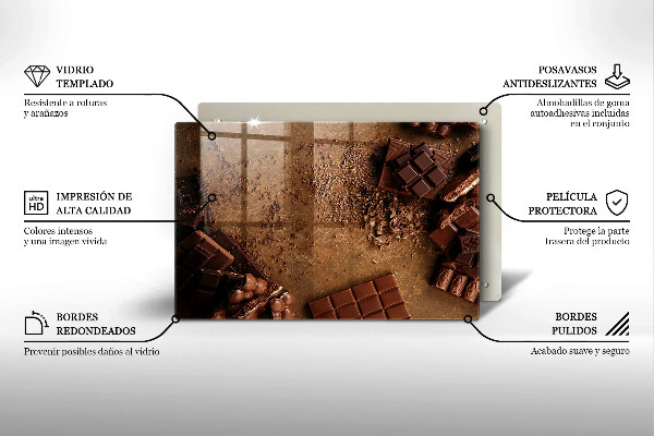 Protège plaque de cuisson Bonbons au chocolat