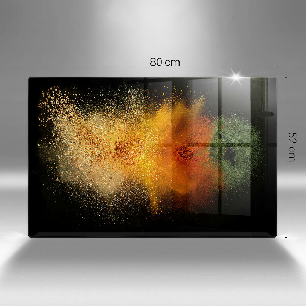 Protège plaque de cuisson Épices colorées