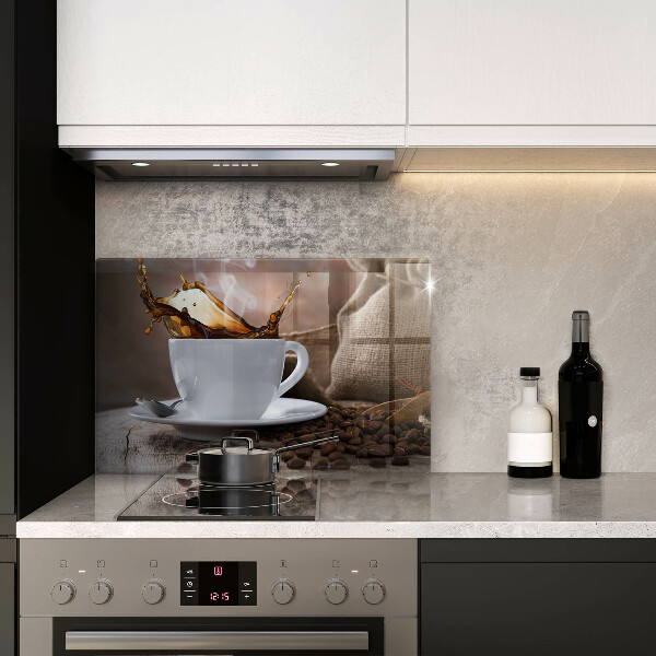 Protection plaque induction Tasse et grains de café