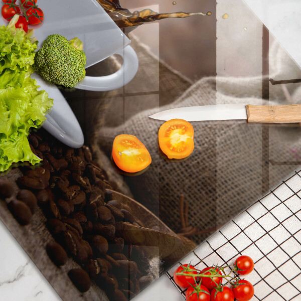 Protection plaque induction Tasse et grains de café