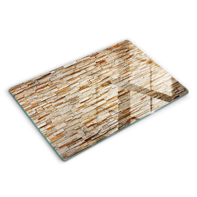 Protection plaque induction Texture des pierres décoratives