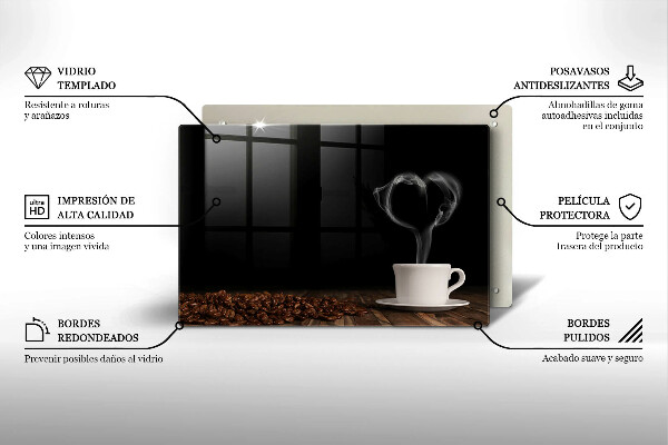 Protection plaque induction Coeur de tasse à café