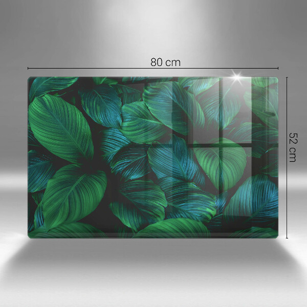 Cache plaque de cuisson Feuilles de la jungle