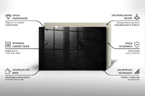 Cache plaque de cuisson texture de roche