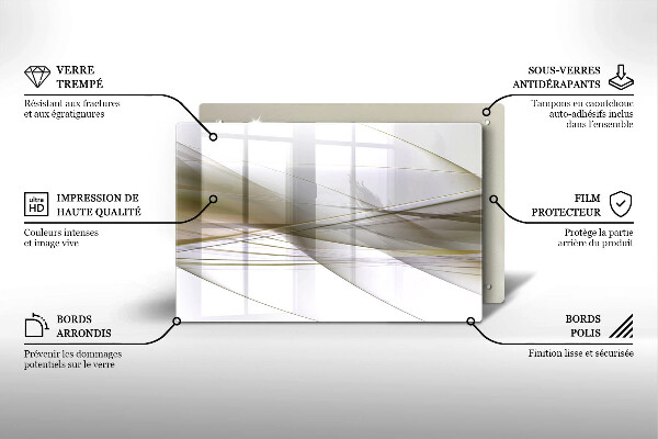 Protection plaque induction Conception de lignes abstraites