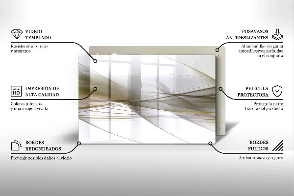 Protection plaque induction Conception de lignes abstraites