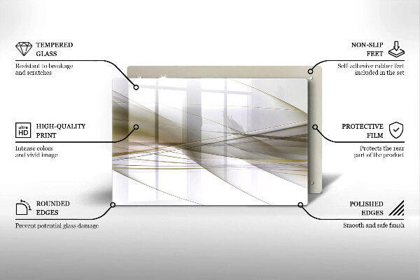 Protection plaque induction Conception de lignes abstraites