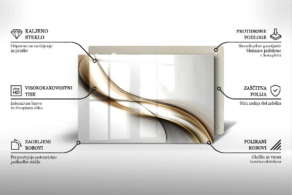 Protection plaque induction Abstraction de lignes douces