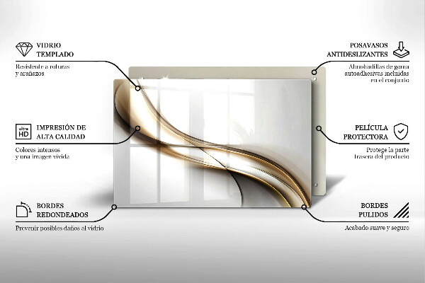 Protection plaque induction Abstraction de lignes douces
