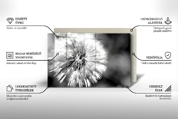 Protection plaque induction Un pissenlit délicat