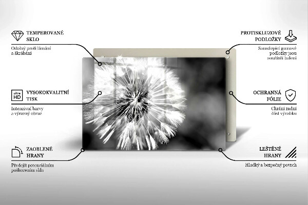 Protection plaque induction Un pissenlit délicat