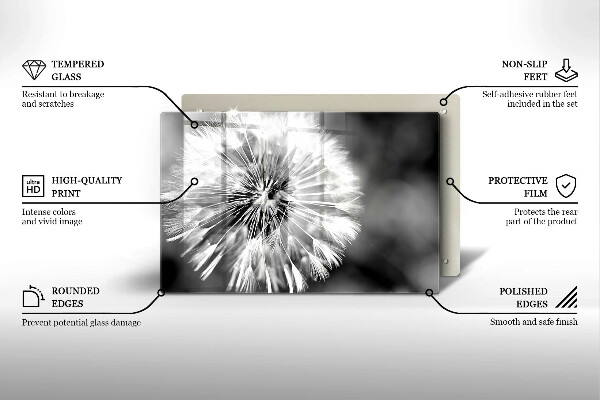 Protection plaque induction Un pissenlit délicat