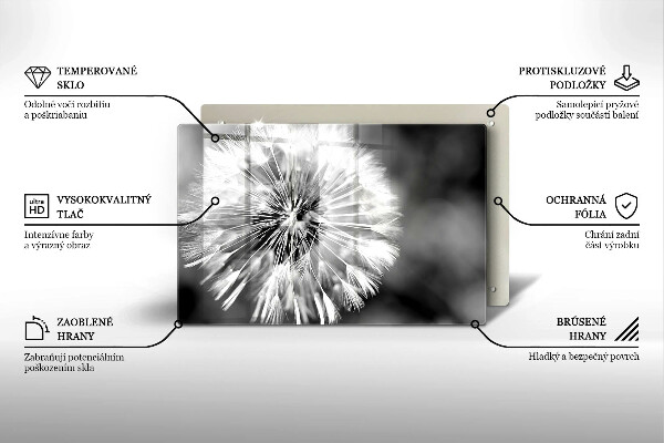 Protection plaque induction Un pissenlit délicat