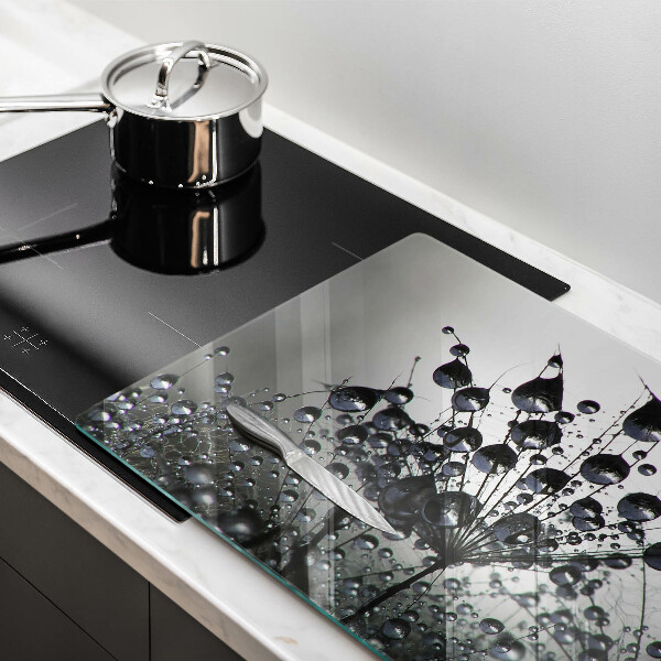 Protection plaque induction Pissenlits et rosée