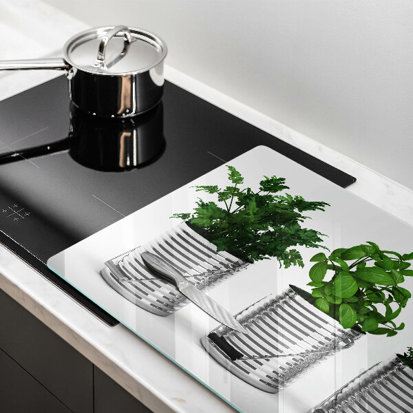 Protection plaque induction Pots de plantes aromatiques