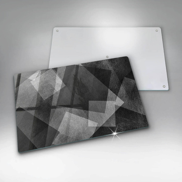 Cache plaque de cuisson Abstraction géométrique