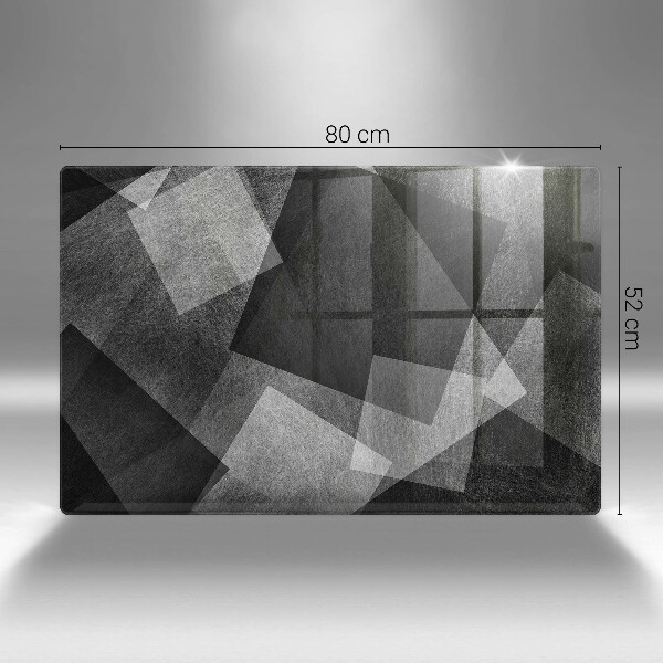 Cache plaque de cuisson Abstraction géométrique