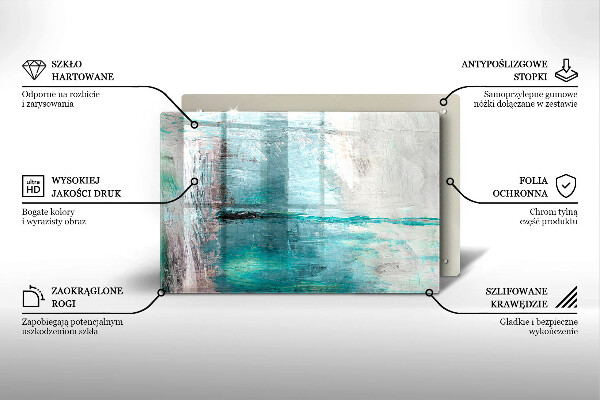 Protection plaque induction Fond d'abstraction de peinture