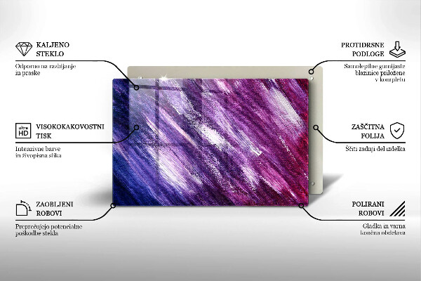 Cache plaque de cuisson Peinture abstraite