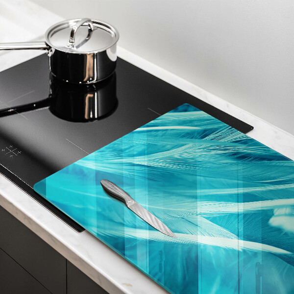 Cache plaque de cuisson Plumes délicates