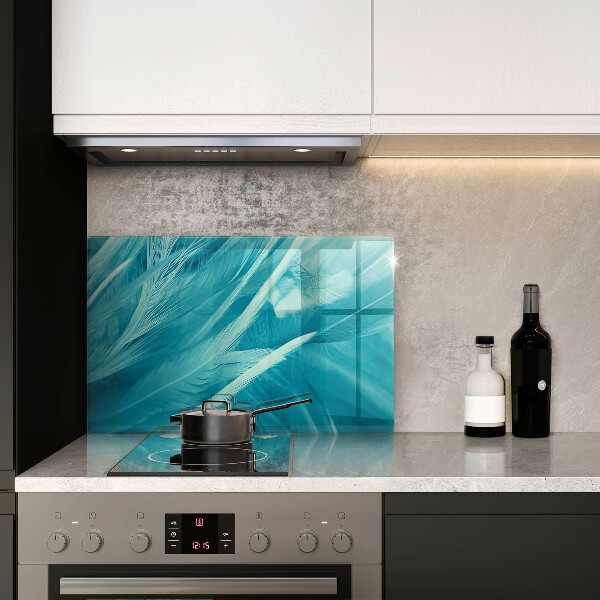 Cache plaque de cuisson Plumes délicates