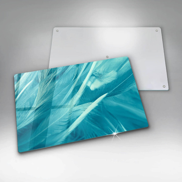 Cache plaque de cuisson Plumes délicates