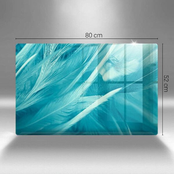 Cache plaque de cuisson Plumes délicates