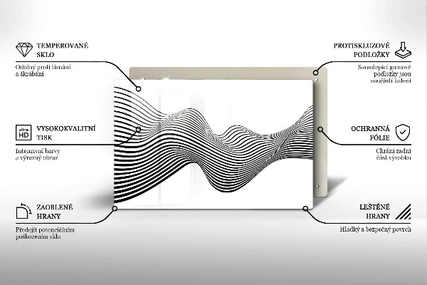 Cache plaque de cuisson Abstraction linéaire