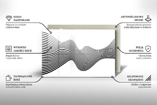 Cache plaque de cuisson Abstraction linéaire