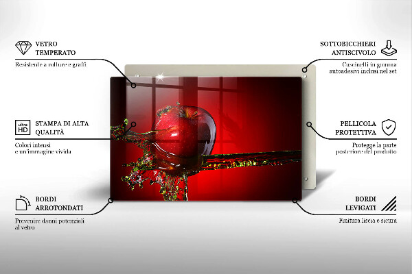 Protection plaque induction Pommes dans l'eau