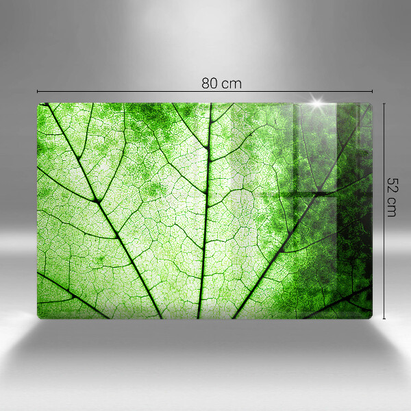 Protection plaque induction Feuille de veine décorative