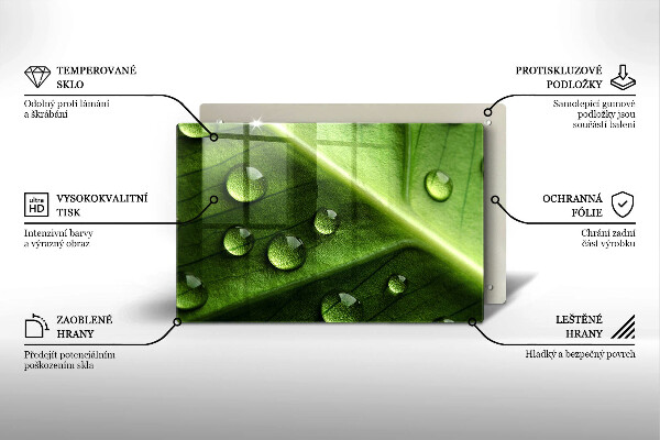 Protection plaque induction Nature rosée et feuille