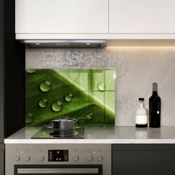 Protection plaque induction Nature rosée et feuille