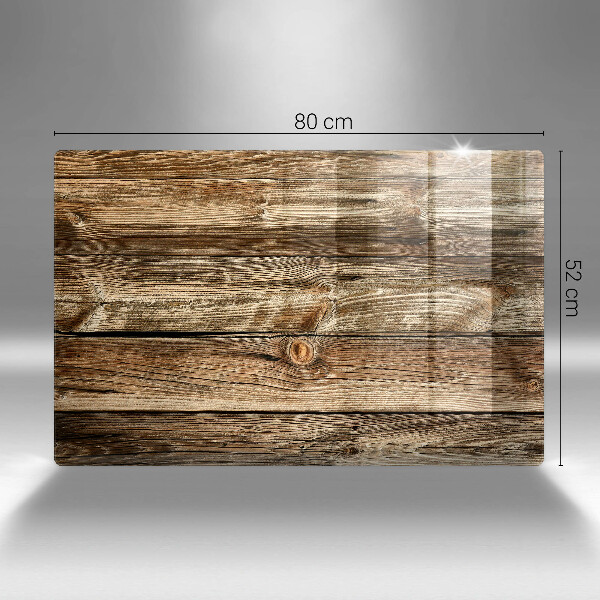 Protection plaque induction Texture de planche de bois