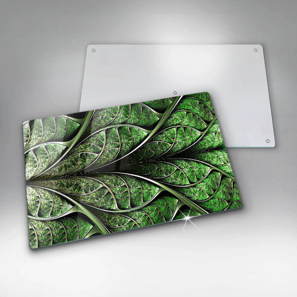 Protection plaque induction Structure des nervures des feuilles