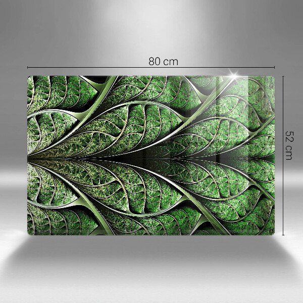 Protection plaque induction Structure des nervures des feuilles