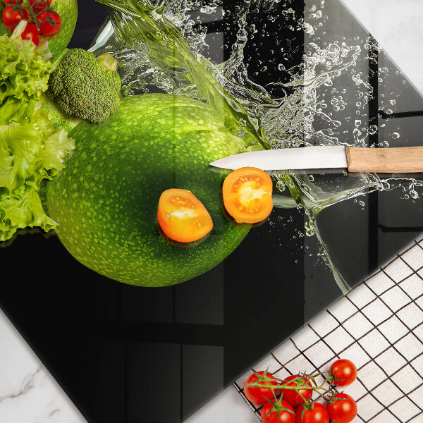 Protection plaque induction Pommes vertes et eau